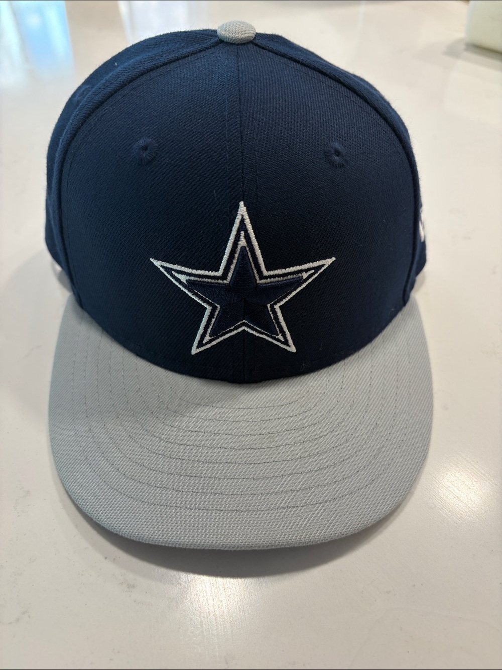 Youth Dallas Cowboy Navy and Light Gray Snapback Cap NFL